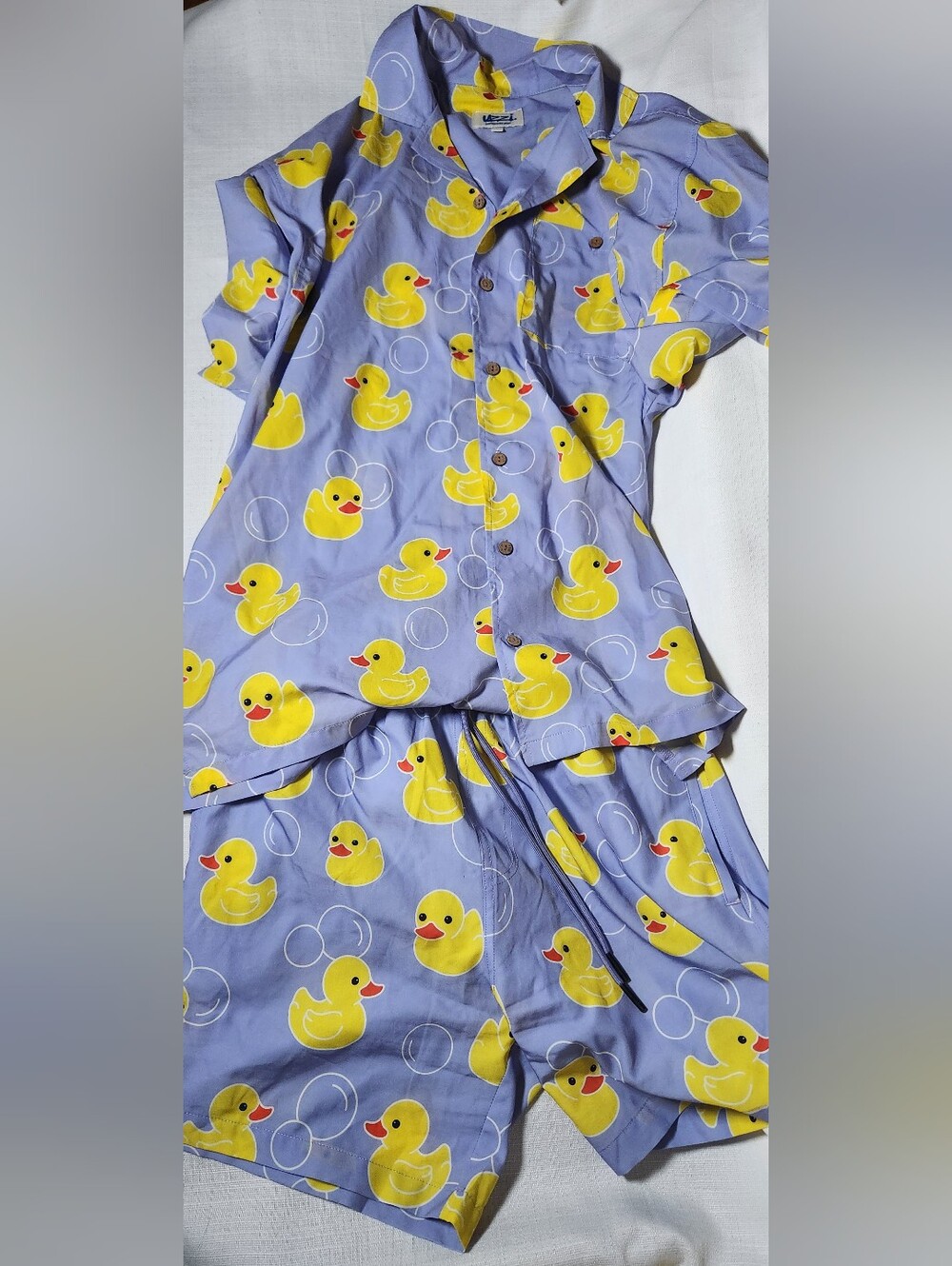 Purple Rubber Duck Pajama Set by
